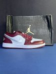 نایک ایر جردن وان لو زرشکی NIKE AIR JORDAN 1 LOW