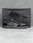 نایک ایر جردن وان لو ترویس اسکات بلک فانتوم  NIKE AIR JORDAN 1 LOW TRAVISSCOTT BLACK PHANTOM