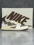 نایک ایر جردن 1 لو ترویس اسکات ریورس موکا ( کیفیت مستر ) NIKE AIR JORDAN 1 LOW TRAVIS SCOTT REVERSE MOCHA