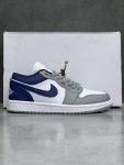 نایک ایر جردن 1 لو بلو هیل NIKE AIR JORDAN 1 LOW BLUE HEEL
