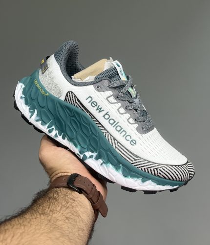 نیوبالانس فرش فوم سفید سبز NEW BALANCE FRESH FOAM X MORE V3