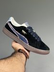 پوما کلاسیک سوئده مشکی آبی PUMA SUEDE