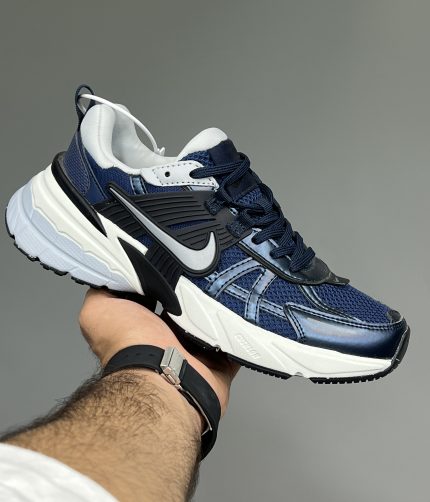 خرید کفش نایک مدل Nike V2K Run رنگ سرمهای نقرهای