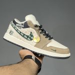 نایک ایر جردن 1 لو کاستوم استوسی | Nike Air Jordan 1 Low Custom x Stüssy