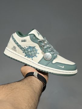 نایک ایر جردن 1 لو کاستوم گوچی (Nike Air Jordan 1 Low Custom Gucci Edition)