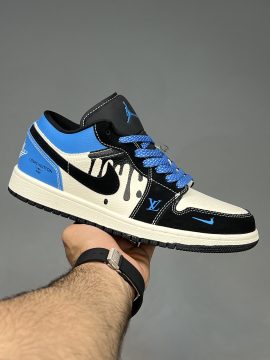نایک ایر جردن 1 لو کاستوم لویی ویتون (Nike Air Jordan 1 Low Custom Louis Vuitton Edition)